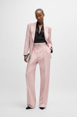 Italian-leather belt with crystal logo and full lining, Silver