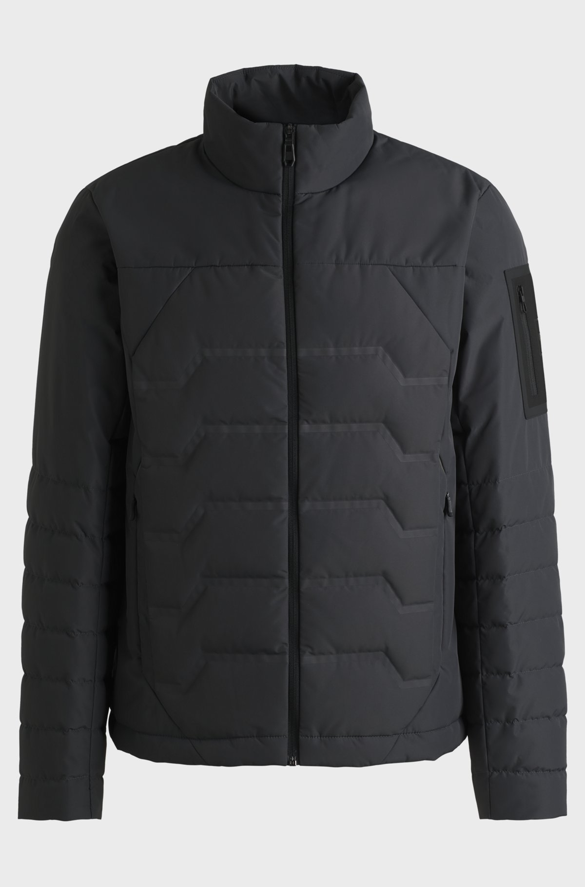 BOSS - Water-repellent down jacket with zipped details BOSS - Water-repellent down jacket with zipped details