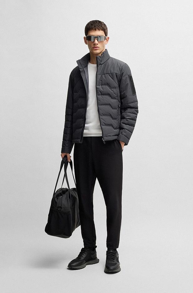 HUGO BOSSグレーMenジャケット HUGO BOSSグレーMenジャケット