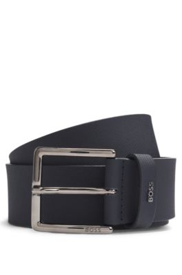 SANSTHS Cowboy Gürtel Western Style - Echtleder Mit Longhorn Schnalle Für Damen & Herren