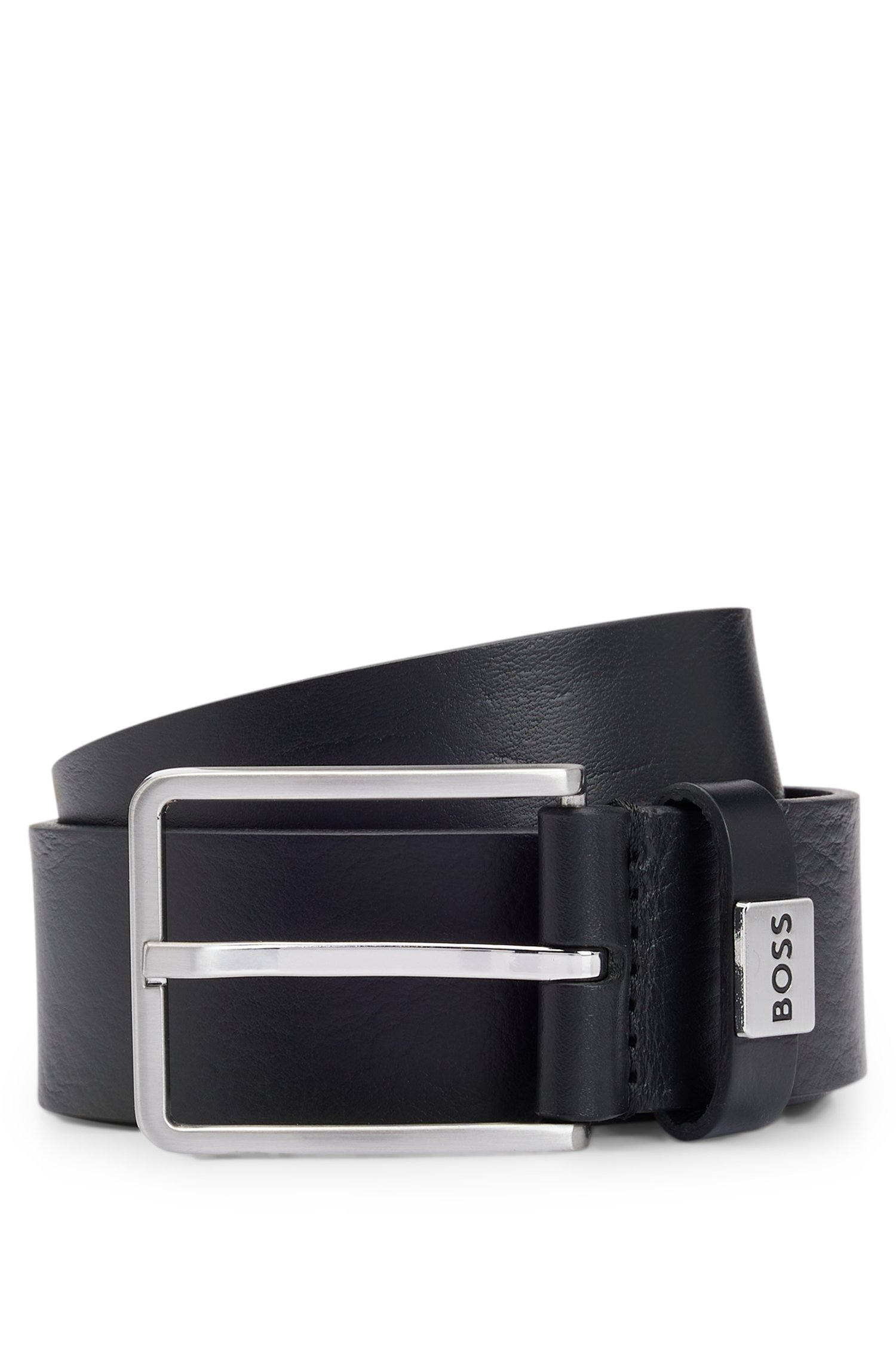 Boss Italian-leather belt skärp & hängslen herr