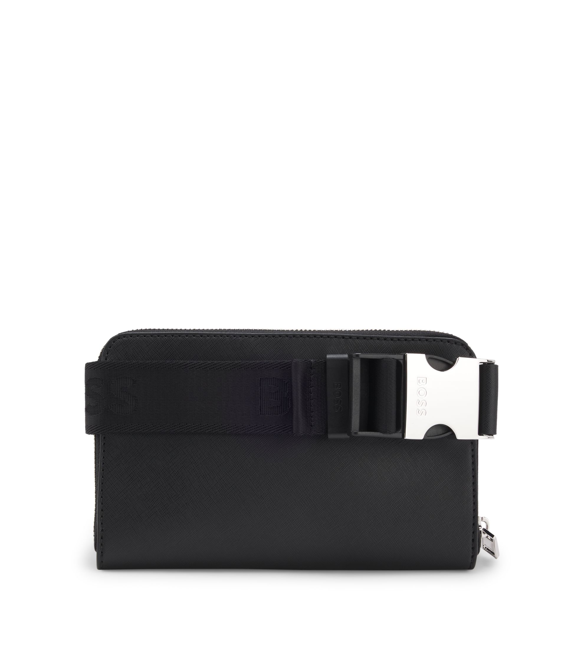 BOSS - クロスボディバッグ フォイルプリント ロゴ - ブラック