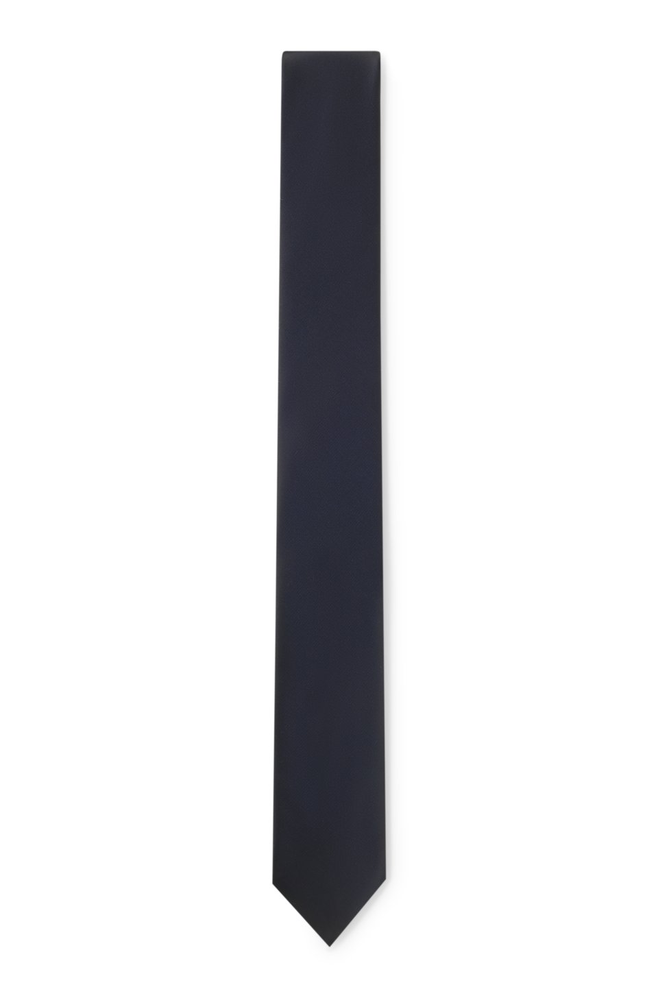 Silk-blend tie with a plain weave