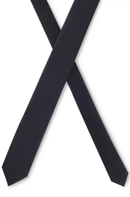 Silk-blend tie with a plain weave