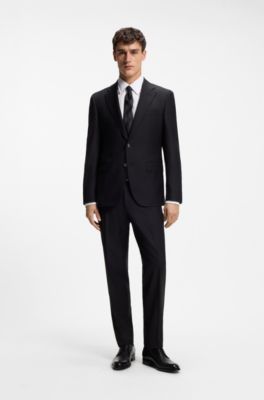 Chemise Regular en popeline de coton confectionn&eacute;e en Italie, Blanc