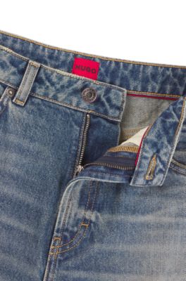 Blue Effect Boys Relaxed Fit Jeans | Medium Blue Mit Verstellbarem Bund - 5 Taschen Design