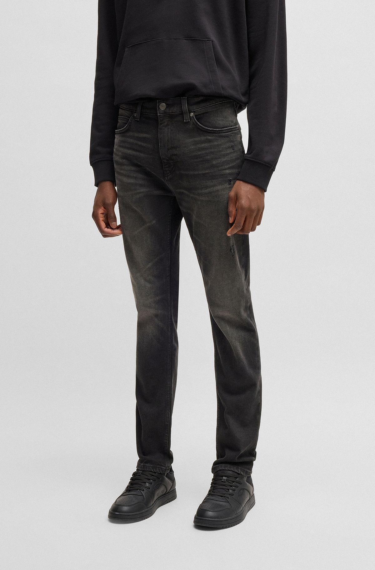 Jeans in Black by HUGO BOSS | Men Jeans in Black by HUGO BOSS | Men