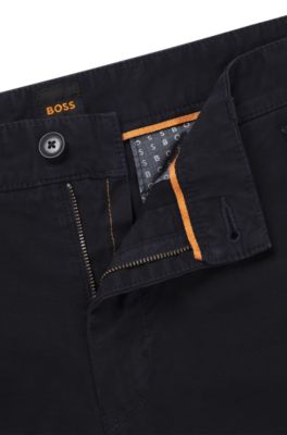 BOSS - カーゴパンツ ストレッチコットンツイル - ダークブルー