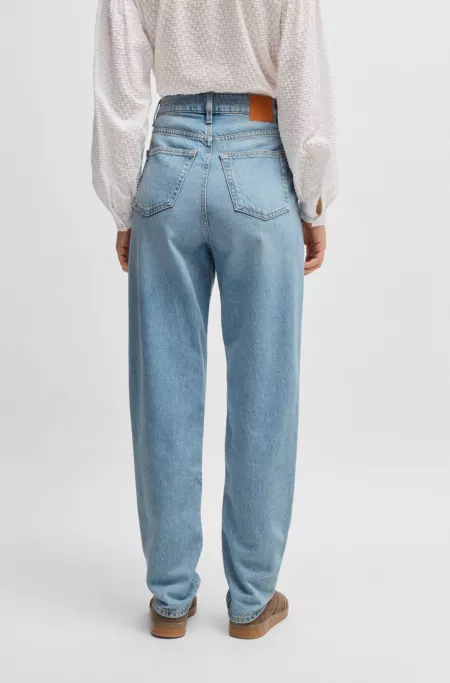 Regular-fit jeans in light-blue denim