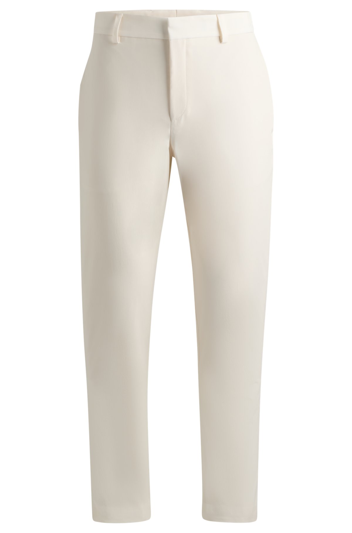 BOSS x Shohei Ohtani stretch trousers with special branding, White