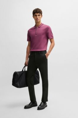 HUGO BOSS スリムフィット ブラックシャツ L BOSS - スリムフィット