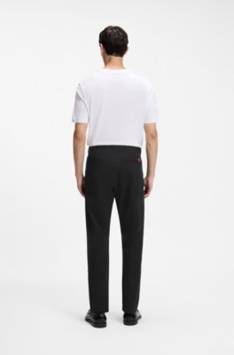 Hugo Slim-fit trousers in stretch-cotton gabardine casual byxor herr – bild 2