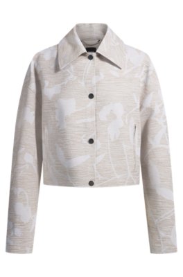 Veste Relaxed à la structure florale