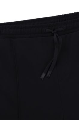 Cotton-blend tracksuit bottoms with Double B monogram, Black