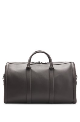 Sac de voyage en cuir nappa BOSS x ASTON MARTIN avec logo spécial