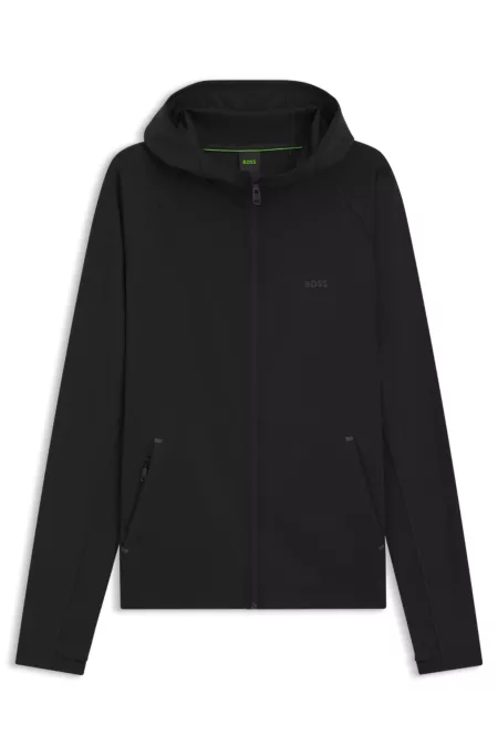 Active Zip-up hoodie with reflective branding