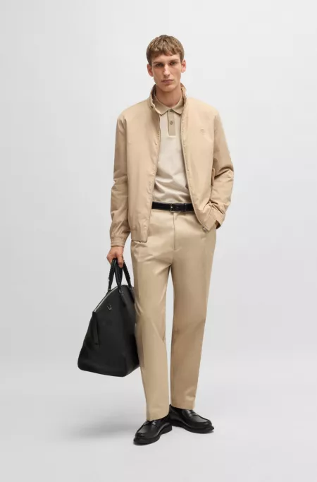 Cotton-blend jacket with Double B monogram