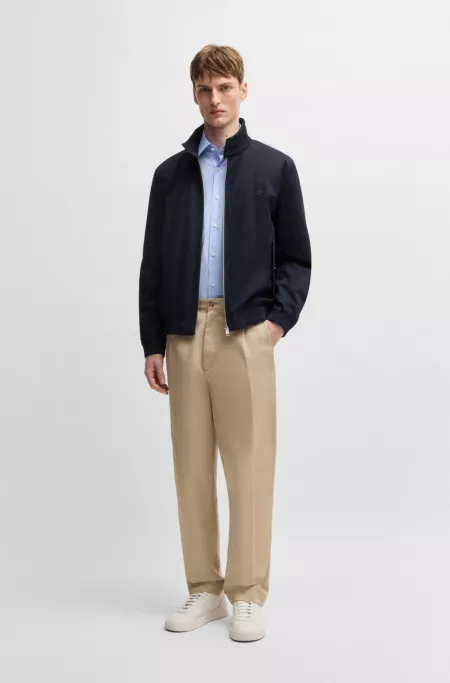 Cotton-blend jacket with Double B monogram
