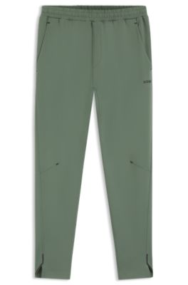Pantalon &agrave; s&eacute;chage rapide avec logo r&eacute;fl&eacute;chissant, Vert