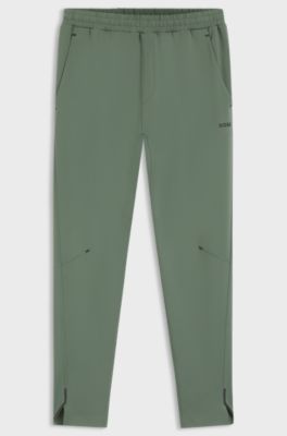 Active Quick-dry trousers with reflective branding, Green