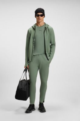 Active Quick-dry trousers with reflective branding, Green