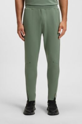 Active Quick-dry trousers with reflective branding, Green