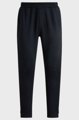 Active Quick-dry trousers with reflective branding, Dark Blue