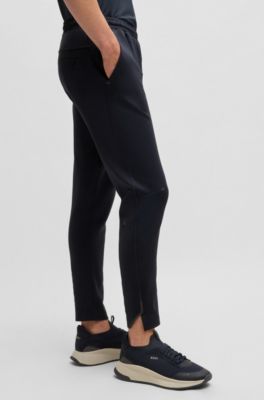 Pantalon &agrave; s&eacute;chage rapide avec logo r&eacute;fl&eacute;chissant, Bleu fonc&eacute;