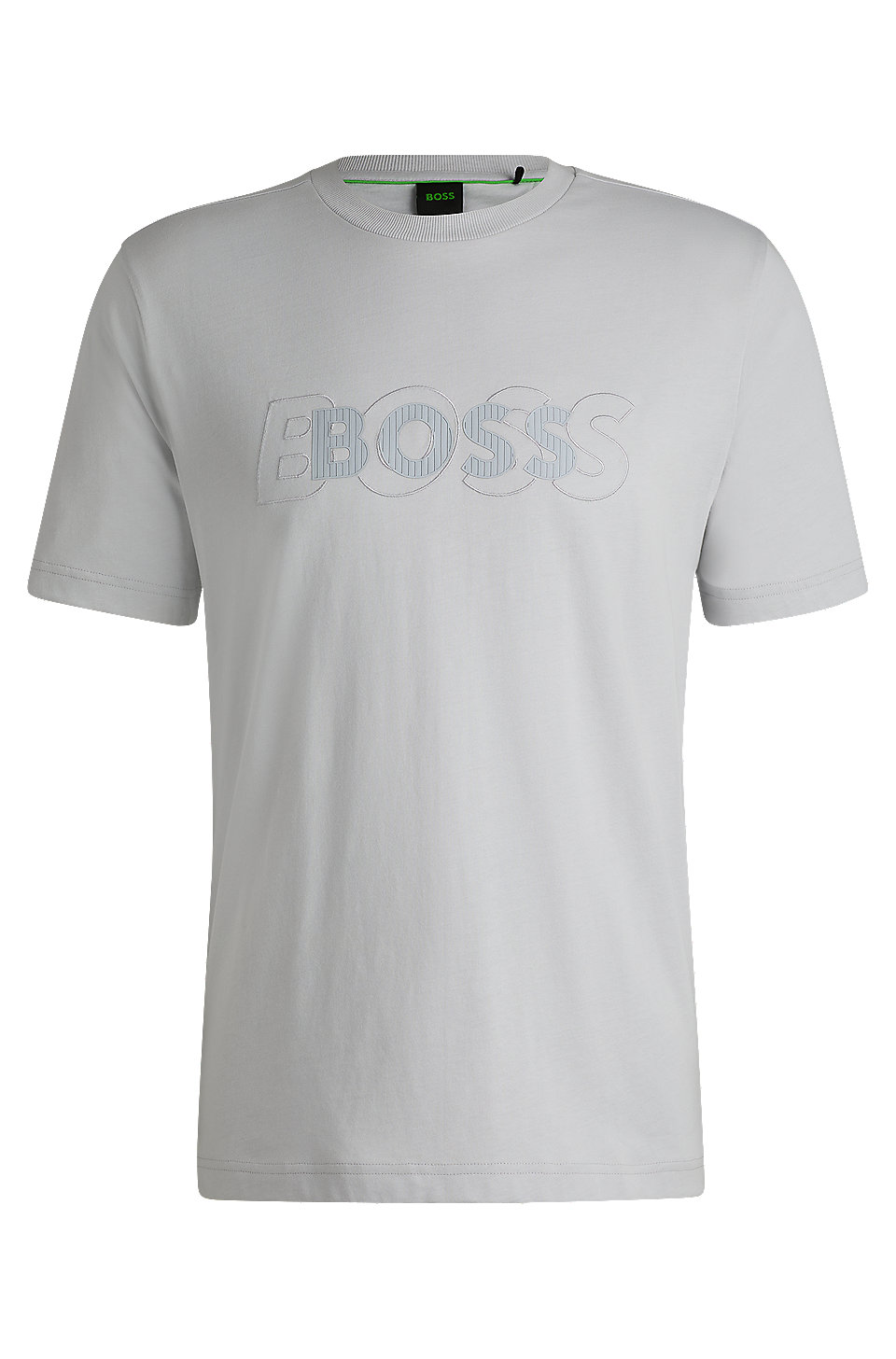 BOSS - Cotton-jersey T-shirt with double logo artwork BOSS - Cotton-jersey T-shirt with double logo artwork