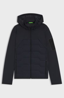Water-repellent down jacket with lightweight wadding, Dark Blue