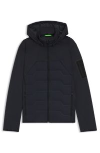Water-repellent down jacket with lightweight wadding, Dark Blue
