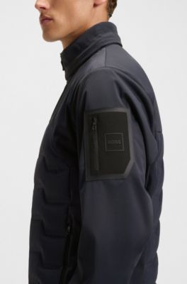 Water-repellent down jacket with lightweight wadding, Dark Blue