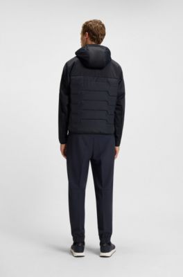 Water-repellent down jacket with lightweight wadding, Dark Blue