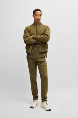 BOSS - Porsche x BOSS ストレッチコットン ポロシャツ - ダークグリーン
