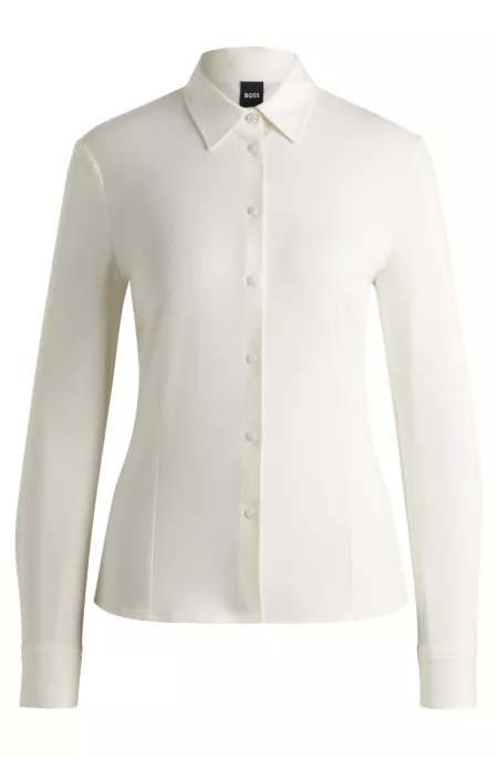 Chemisier Extra Slim en jersey de coton