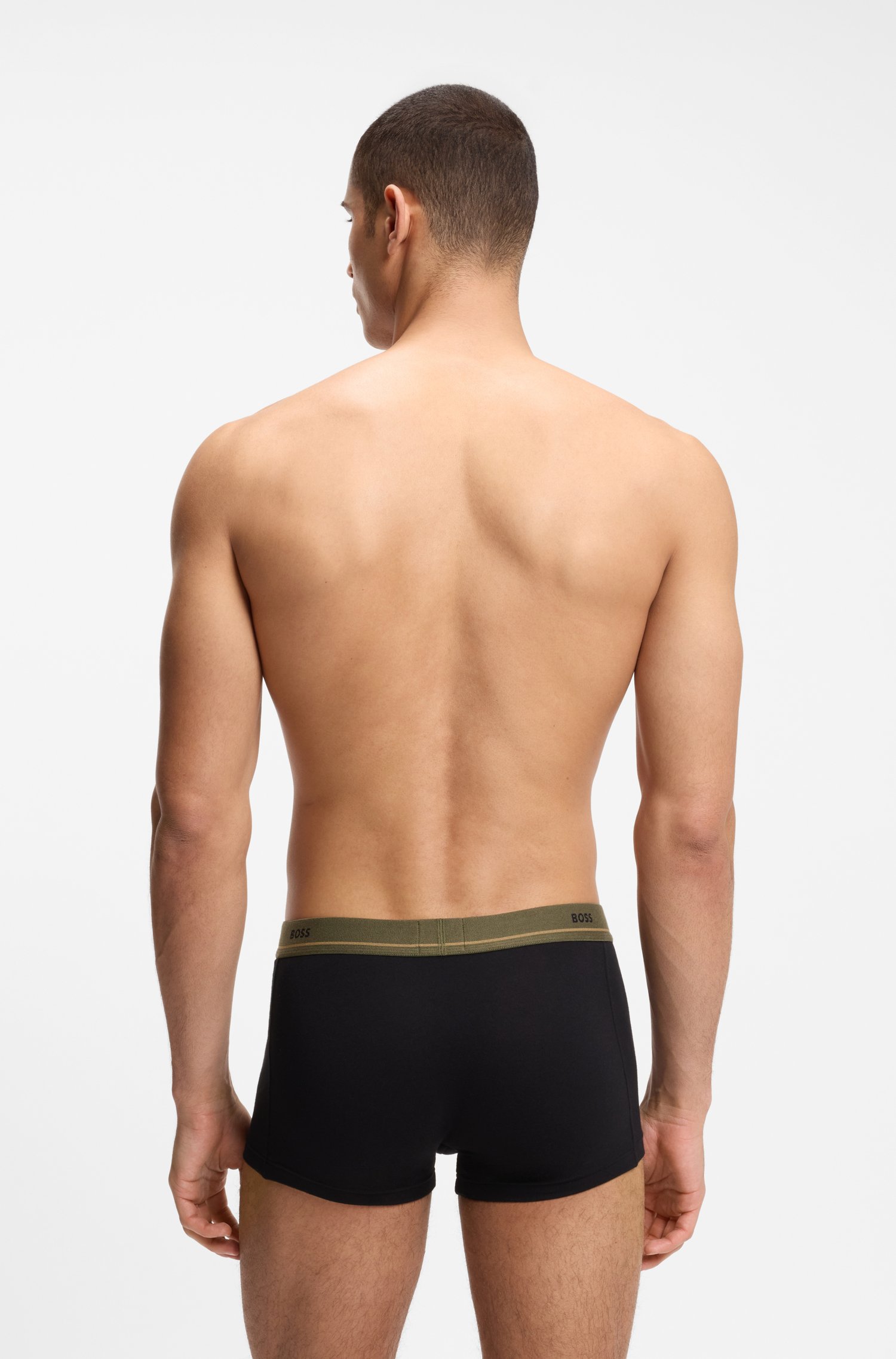 Boss Five-pack stretch-cotton trunks kalsonger herr – bild 2