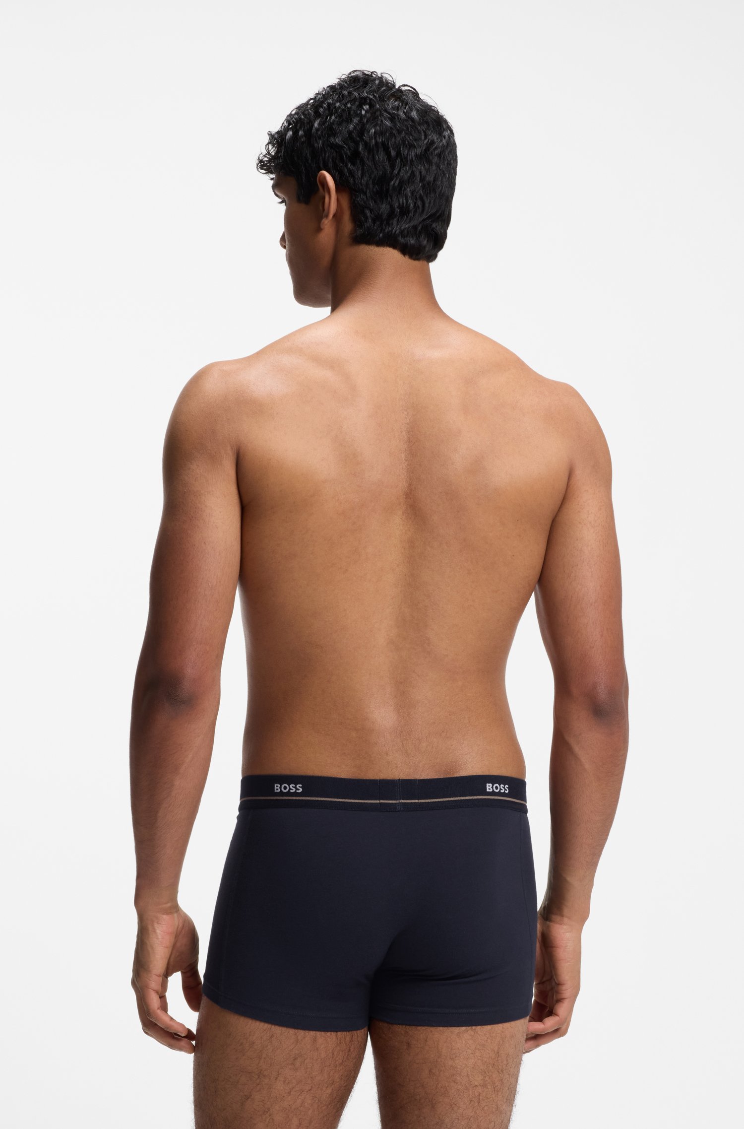 Boss Five-pack stretch-cotton trunks kalsonger herr – bild 2