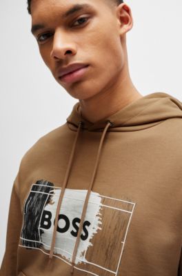 BOSS - コットンテリー フーディ シグネチャーアートワーク