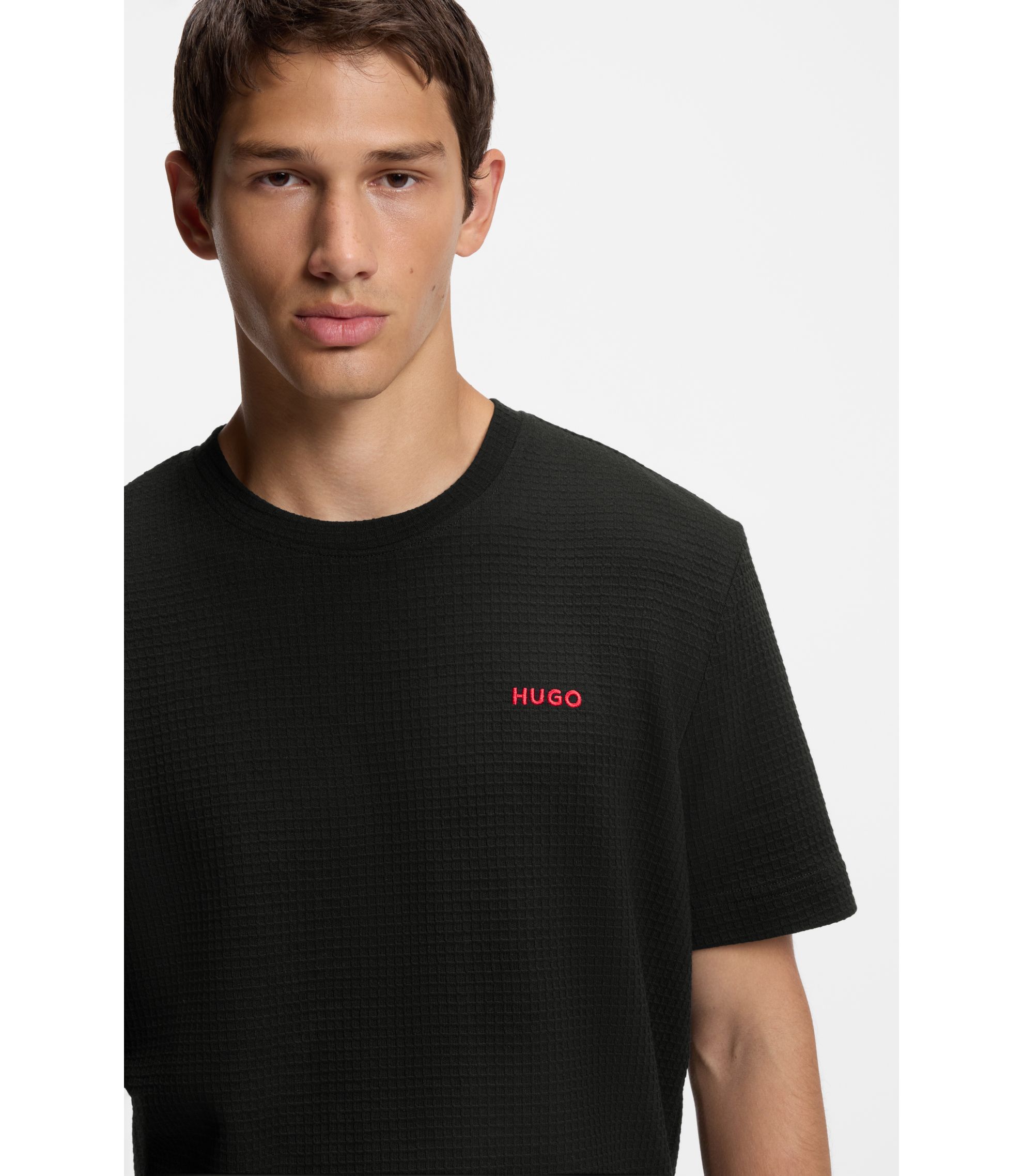 【Hugo Boss】Bodywear Labelled ショルダー ロゴ Tシャツ ♪ hbeu50532011_001_340?wid=1980&