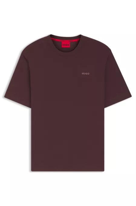 Cotton-blend pyjama top