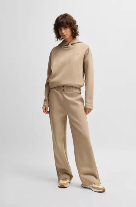 Cotton-blend tracksuit bottoms with Double B monogram