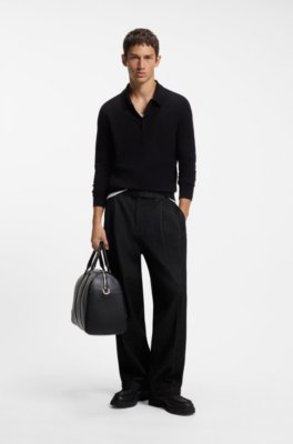 Hugo Slim-fit knit polo pikéer herr – bild 2