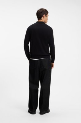 Hugo Slim-fit knit polo pikéer herr – bild 3