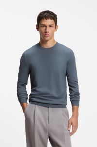 Crew-neck sweater, Grey