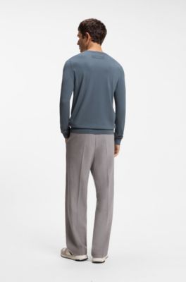 Crew-neck sweater, Grey