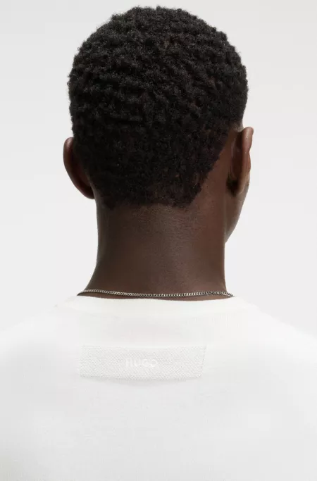 Regular-fit sweater with crew neck in soft yarns