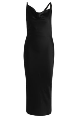 BOSS - NAOMI x BOSS cocktail dress with asymmetric draped