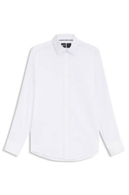 Boss Regular-fit shirt in performance-stretch twill casual skjortor herr – bild 4