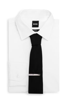 hugo boss cufflinks and tie clip set