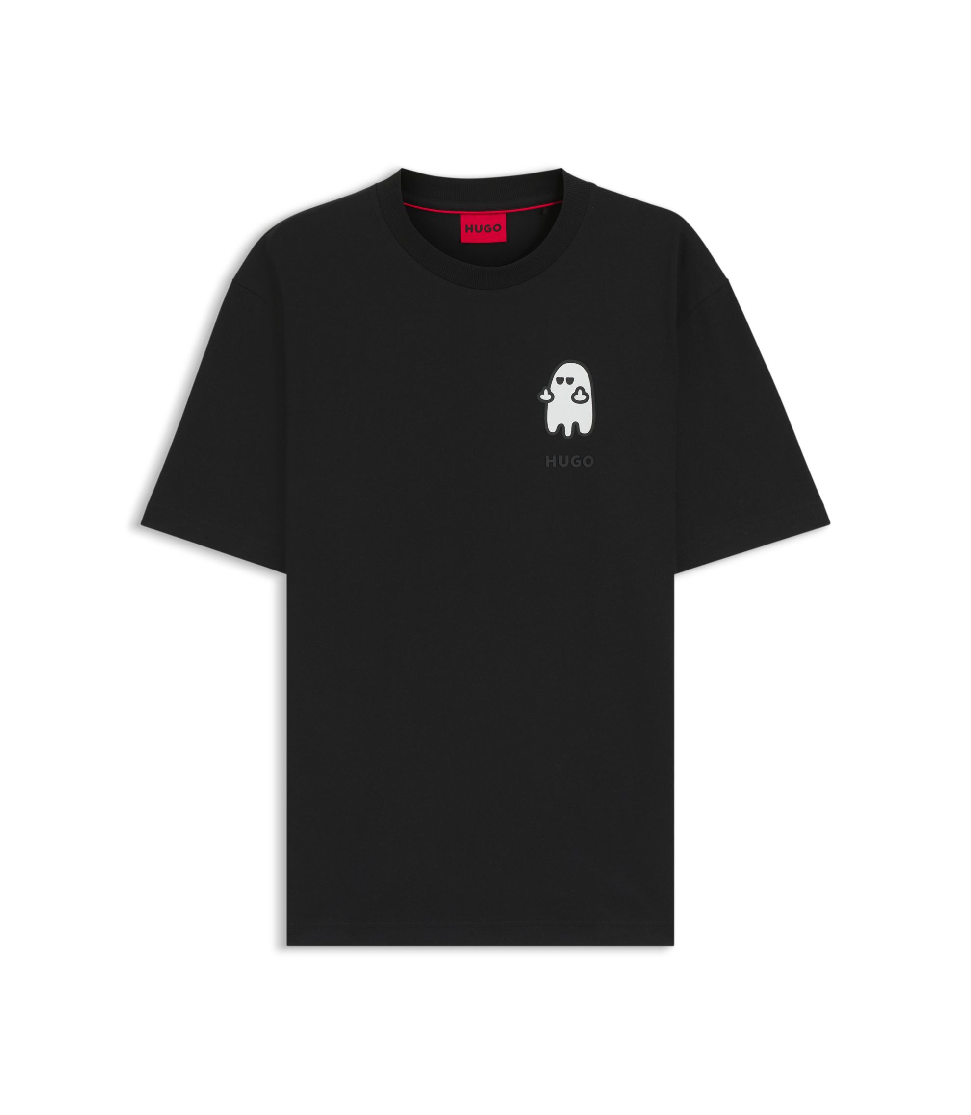 HUGO - リラックスフィットTシャツ コットン ホラースタイル